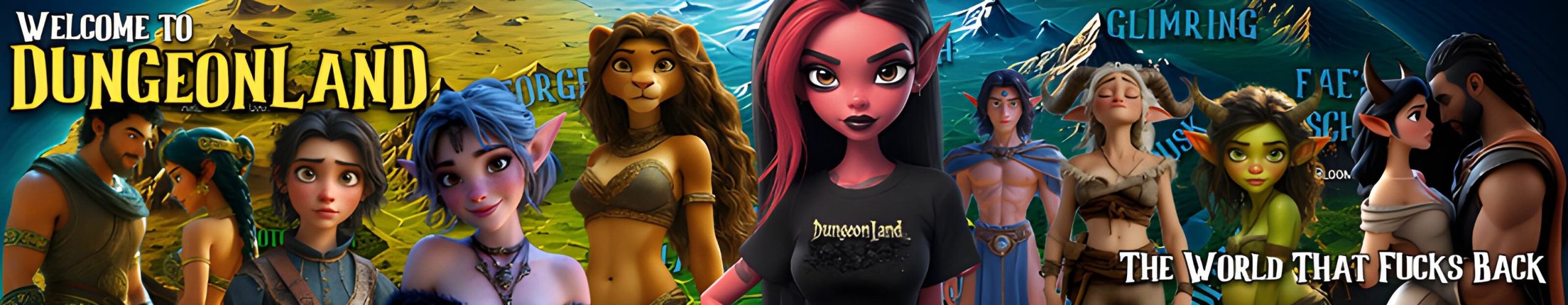 Welcome to DungeonLand - The World That Fucks Back!